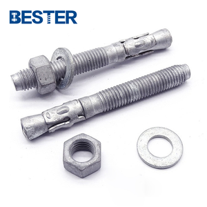 WZP สลักเกลียวเหล็กชุบสังกะสีแบบจุ่มร้อนชุบสังกะสี3 8สำหรับคอนกรีตอัดแข็ง - Product Image 3