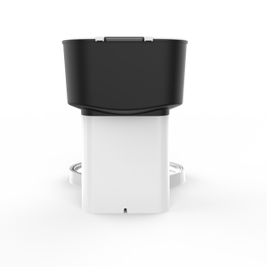 Distributore automatico di cibo per cani e gatti a doppia ciotola, doppia alimentazione, con telecomando, ricaricabile, in acciaio inox, grande capacità 7L. - Product Image 2