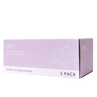 5 pièces jetables ABSORBANT tampons de maternité périnéale chaleur instantanée thérapie par le froid Packs un chaud et un froid soins post-partum