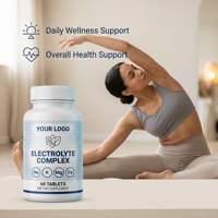 Complément Électrolytique Zéro pour l'Entraînement en Comprimés en Vrac avec Mélange de Potassium, Magnésium, Calcium, Sodium – 60 Comprimés de 30g – OEM ODM