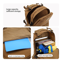 Sac à dos tactique Molle en matériau imperméable haute densité Lupu pour la randonnée et le trekking en plein air, fabriqué en usine
