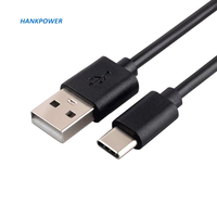 Câble de Charge USB C 30cm Type C câble de Charge 2 cœurs Mobile 1A câble d'alimentation court