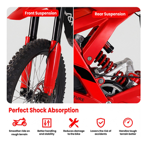 Motocicleta Todoterreno Eléctrica de 60V25Ah y 3000w con Motor sin Escobillas, 80km/h, para Todo Tipo de Terreno, con Batería - Product Image 3
