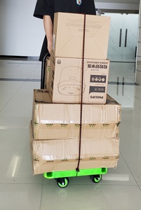 Uholan JJ-150 Plastic Stabiele Opvouwbare Draagbare Home Platform Duw <span class=keywords><strong>Trolley</strong></span> Kar Capaciteit 150Kg - Product Image 6