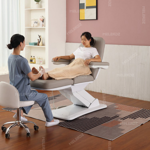 <span class=keywords><strong>Fauteuil</strong></span> de massage électrique pour salon de beauté, lit de beauté facial pliable en 3 sections, avec matelas de beauté pour soins du visage et cils, idéal pour les soins cosmétiques et les massages. - Product Image 3