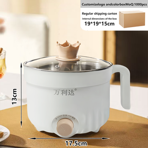 Wholesale Small Capacity Home <b>Electric</b> <b>Skillet</b> with Thickened Non-Stick Inner Pot for Hot Pot and Household Use - Product Image 4