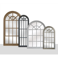 Ventanas de Aluminio con Marco Arqueado de Nuevo Diseño, Ventanas Abatibles de Madera y Aluminio