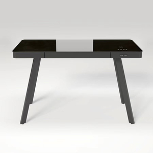 Bàn Thông Minh Cho Nhà Văn Phòng Xây Dựng Âm Thanh Kính Máy Tính Để Bàn Đồ Nội Thất Bảng Với Không Dây Sạc Bluetooth Stereo Bàn Máy Tính - Product Image 6