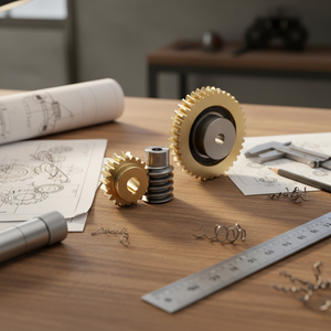 חלקי תמסורת תולעתית מדויקים, מעובדים ב-CNC, מפלדת אל-חלד איכותית, עבור תיבת הילוכים של מנוע - מותג DKL, לא סטנדרטיים, מותאמים אישית, OEM, איכותיים - Product Image 2