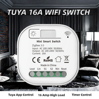 Module d'interrupteur intelligent WiFi mini 2 voies SLS pour Smart Life 16A, relais de tension maximale 240V, minuterie, automatisation sans fil Alexa Google Home