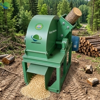 Máquina para Producción de Sustrato de Aserrín para Cultivo de Hongo Ostra, Aserrín Uniforme de 3-30 mm Proveniente de Troncos y Ramas