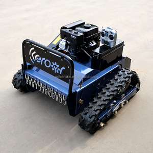 China Fabriek Groothandel 500 550 800Mm All Terrain Robot Crawler Benzine Grasmaaier Op Afstand Grasmaaier