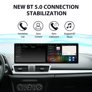 Foforfor Pantalla Interactiva Dual de 10.1 Pulgadas para <span class=keywords><strong>Mazda</strong></span> Axela/Mazda3 2014-2019 Android 15 Carplay, Radio Estéreo para Auto con GPS y DSP OEM - Product Image 4