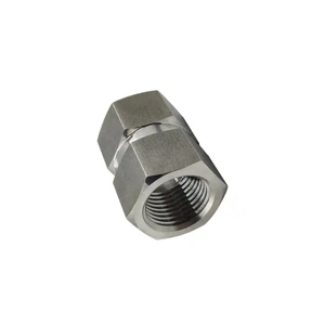 Paslanmaz çelik altıgen vida kaplin, yüksek basınç 1/2 inç. X 1/2 inç Dişli NPT - Product Image 3