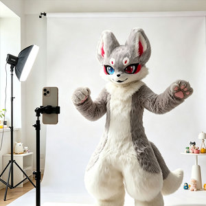 Offre Spéciale – Costume en Peluche Personnalisé avec Logo OEM, Costume de Mascotte en Fourrure, Personnage Animal de Haute Qualité - Product Image 5