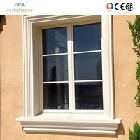 Ventana Abatible Multishades OEM ODM Impermeable con Herrajes Alemanes y Certificación CE para Proyectos del Golfo