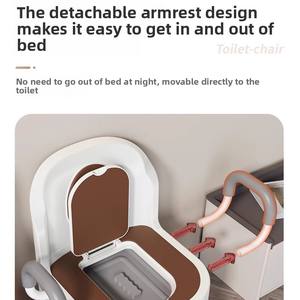 Silla cómoda multifuncional para mujeres mayores embarazadas para <span class=keywords><strong>Amazon</strong></span> Cross-Border Home <span class=keywords><strong>Dormitorio</strong></span> Asiento de inodoro Baño Seguridad - Product Image 3