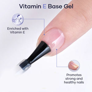 Venta al por mayor de fábrica de esmaltes de <span class=keywords><strong>uñas</strong></span> en gel con fórmula de vitamina E, capa base lechosa, marca privada/logotipo pe - Product Image 4