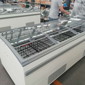 Congélateurs de présentation en îlot haut de gamme pour supermarchés, congélateurs de présentation combinés en îlot pour supermarchés commerciaux - Product Image 3