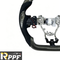 Volant en fibre de carbone véritable de haute qualité RPPF 2026 avec éclairage LED pour Subaru WRX STI/Legacy 2003 2004 2005 2006 2007