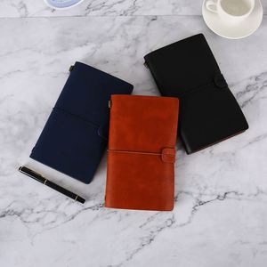 Personalized Hardcover <b>Leather</b> Cover A6 Traveler Planner Organizer Custom Diary Agenda Refillable Reusable Gift <b>Notebook</b> 80 - Product Image 3