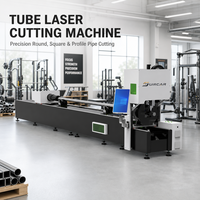 Découpeuse laser CNC économique pour tubes métalliques, offrant une découpe propre et minimisant les travaux de post-traitement pour les pièces tubulaires.