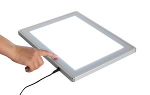 Tavolo da Disegno con Cornice in Alluminio a Quattro Livelli di Luminosità, Tavoletta Luminosa LED Sottile per Tracciare Tatuaggi per Bambini - Product Image 5