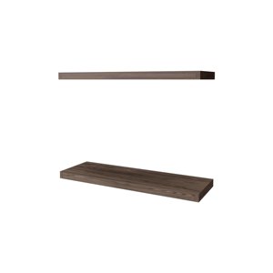 Floating Shelf Wood <b>Wall</b> Mount Modern Minimalist Decor Shelves For Living Room Bedroom Home Office <b>Display</b> Storage Rack - Product Image 2