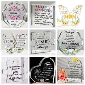 Новогоднее украшение в форме сердца, акриловый декоративный элемент «Любовь» для праздничного оформления (День святого Валентина, Хэллоуин, День благодарения) - Product Image 6