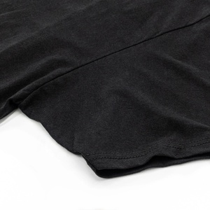 T-shirt da uomo in cotone pesante stile metal band, con stampa gotica a fumetto sul davanti e sul retro, oversize, con spalle scese, stile hip hop, personalizzabile OEM - Product Image 4