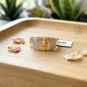 Elegant 14K <b>Gold</b> Luxury Men's <b>Cocktail</b> <b>Ring</b> with Bold Center Design Daily Wear Engagement Weddings Special Occasions Gift Idea - Product Image 1