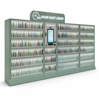 HAUMR Armoire de distribution de livres 24h/24 sans interruption pour bibliothèques, casier de réservation RFID HF pour attractions touristiques et transports