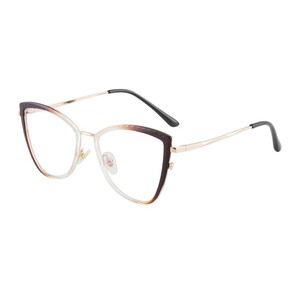 Monturas de Gafas Falaier Cat Eye TR87084 53-18-138 de Metal TR90 para Mujer, Gafas Ópticas con Protección Anti Luz Azul para Computadora - Product Image 5