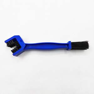 Brosse à chaîne de vélo, outil de nettoyage multifonctionnel pour l'entretien de la roue libre et de la chaîne du vélo, couleurs rouge, bleu, noir - Product Image 3