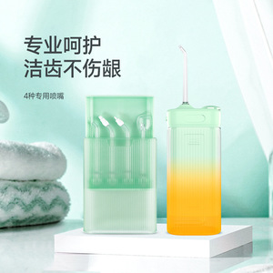 <b>Banner</b> Electric Oral Irrigator 250Ml Detachable Water Tank IpX7 Waterproof Type C Charging Portable Water Flosser - Product Image 2