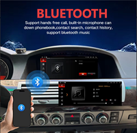 Lecteur DVD de voiture GPS Android 13 8,8 pouces avec CarPlay pour BMW Série 7 E65/E66 2005-2009, écran tactile IPS, Android Auto Multi