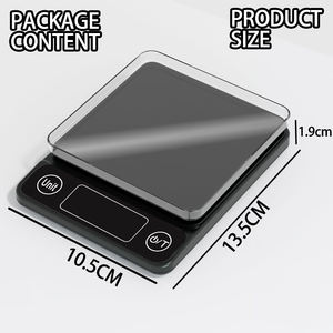 Balance de précision en acier inoxydable 0,1g/0,01g, balance de poche numérique, balance pour peser les bijoux - Product Image 3