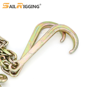 G70 5/16 "שרשרת j וו שרשרת גרר ארוך shank t j v-שרשרת, סגנון קלאסי ג 'יי וו-t ווים - Product Image 3