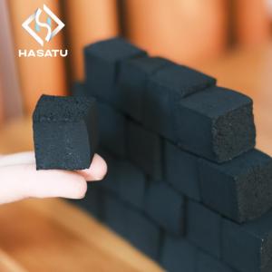 Briquettes de charbon naturel en cubes pour chicha, à faible teneur en cendres et à combustion stable pour fumer la chicha - Product Image 1