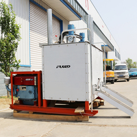 Promotion : Machine de marquage routier thermoplastique à double réservoir, avec préchauffeur et cuve de fusion à double cylindre 1200L, pour la peinture de lignes routières