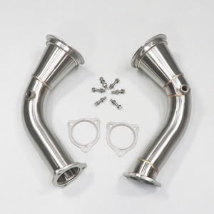 ท่อไอเสียสมรรถนะสูงแบบมีแคท ท่อลงตรงสำหรับ Audi RS4 RS5 B9 2018+ 4.0T - Product Image 5