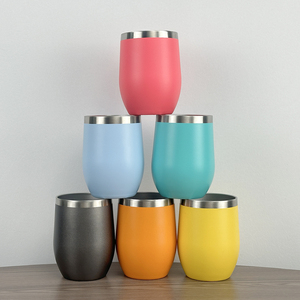 Vaso de Vino Premium de Acero Inoxidable con Aislamiento al Vacío de Doble Pared de 12 oz con Tapa para Fiestas al Aire Libre y Regalos, Logotipo Personalizado Disponible - Product Image 3