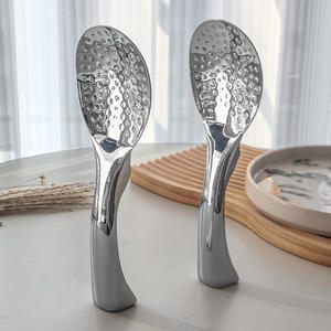 ช้อนตักข้าวสแตนเลส YOUNGTUO 304 ดีไซน์ทันสมัย ไม่ติดข้าว สำหรับใช้ในงานเลี้ยง - Product Image 3