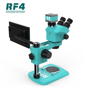 RF4 RF7050TV-2KC1-S010 4Kデジタルカメラ三眼ステレオ顕微鏡10インチモニター産業研究所携帯電話修理 - Product Image 4