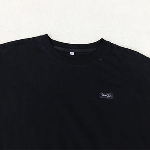 เสื้อมีฮู้ดแขนยาวคอกลมผ้าฝ้ายระบายอากาศสีดำลำลองออกแบบกีฬา - Product Image 6