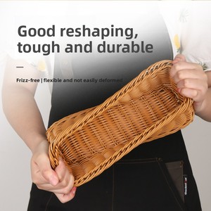 Caja de Almacenamiento de Plástico Moderna y Minimalista para Palillos, Cuchara, Cuchillo y Tenedor, con Drenaje, para Vajilla de Restaurante, Uso Comercial - Product Image 2