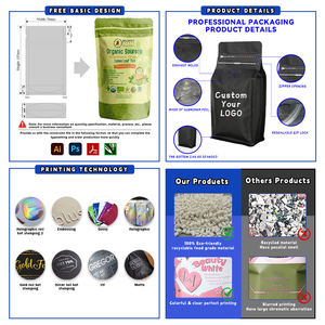 ถุงบรรจุภัณฑ์พลาสติกพิมพ์ลายโลโก้ได้ตามต้องการสำหรับบรรจุอาหารแบบตั้งพร้อมถุงซิปเปิดปิดได้ - Product Image 4