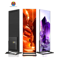 Offre Spéciale nouvelle affiche numérique 640x1920mm écran vidéo affichage P1.8 P2 P2.5 P3 au sol miroir publicitaire intelligent panneau LED