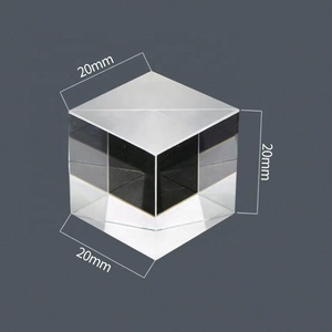 Fábrica fornecimento vidro óptico feixe divisor cubo prisma para televisão imagem projeção holográfica - Product Image 4