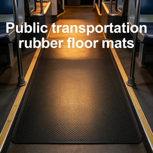 <span class=keywords><strong>Tapis</strong></span> de sol en caoutchouc givré personnalisés pour bus avec service de découpe, antidérapants, durables et imperméables - Product Image 5